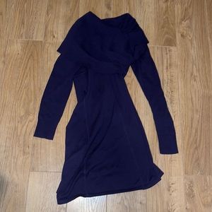 Athleta Sochi purple dress with shawl top